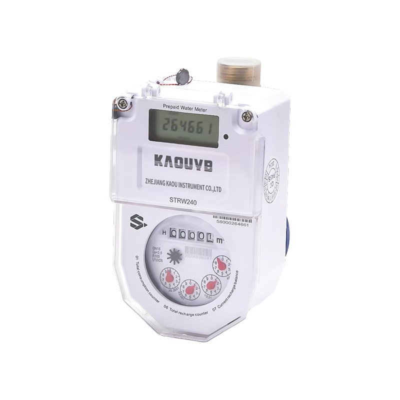 分割プリペイド水道メーター